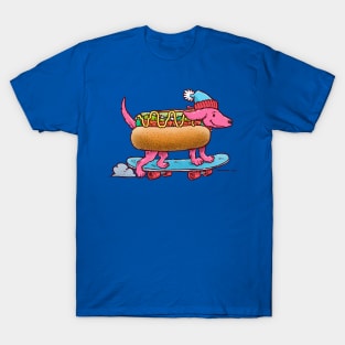 Chicago Weiner Dog Skater T-Shirt